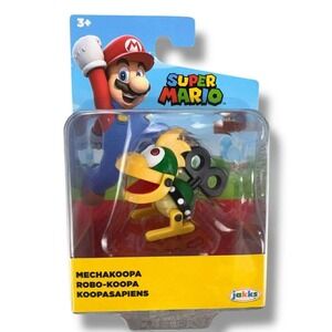 Super Mario Mechakoopa Robo‎ Koopa Wind Up Action Figure Jakks Pacific